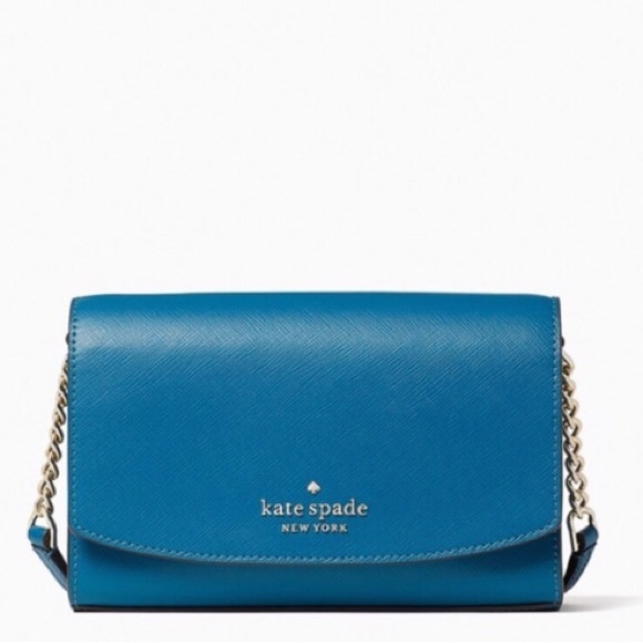 kate spade Handbags - Kate Spade Staci Dark Peacock Blue Crossbody Purse Bag